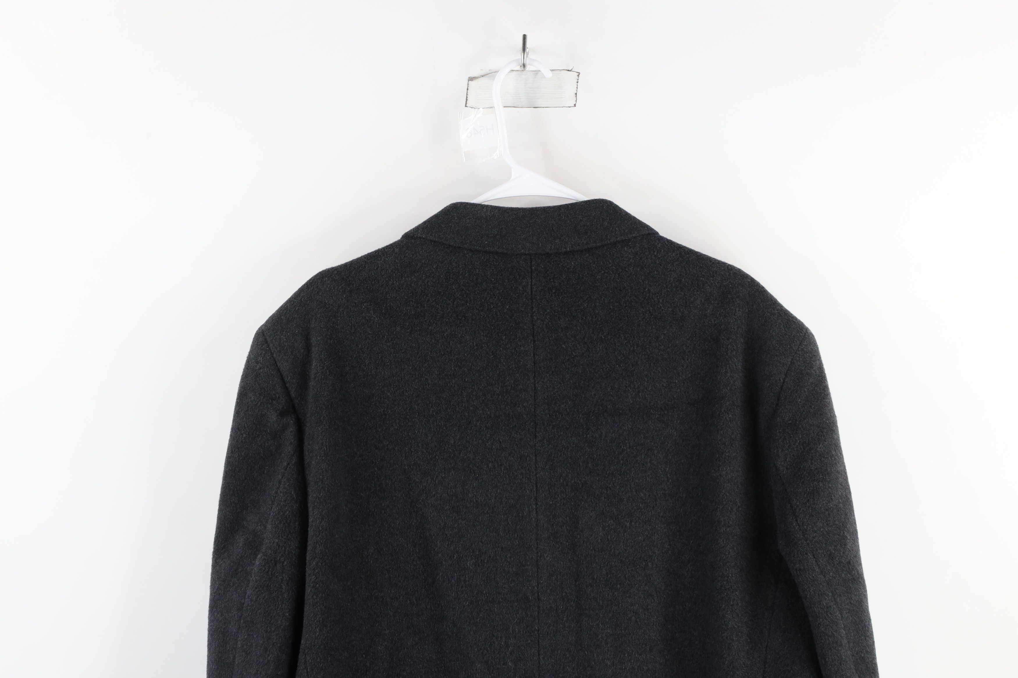 Diane von Furstenberg × Vintage Vintage 90s Egon Von Furstenberg Cashmere Wool Overcoat Gray Size US XL / EU 56 / 4 - 15 Thumbnail