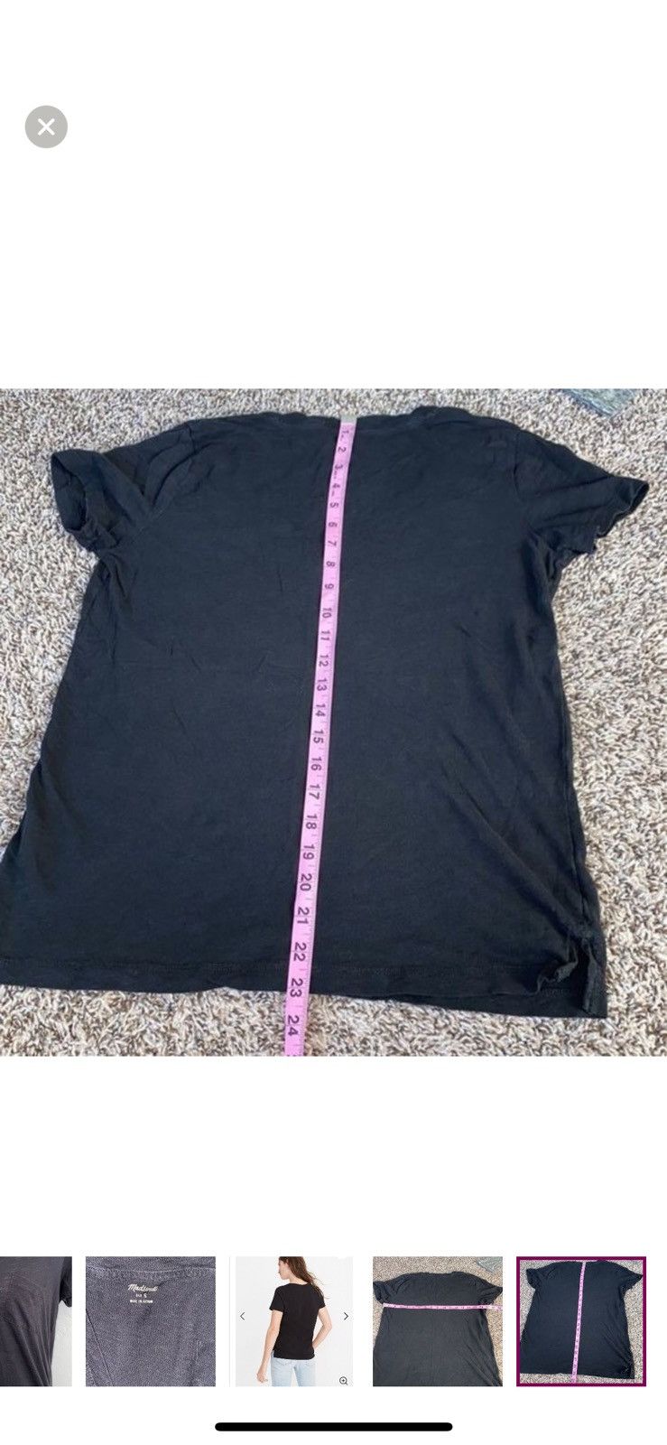 Madewell Madewell small black whisper tee Size S / US 4 / IT 40 - 5 Thumbnail