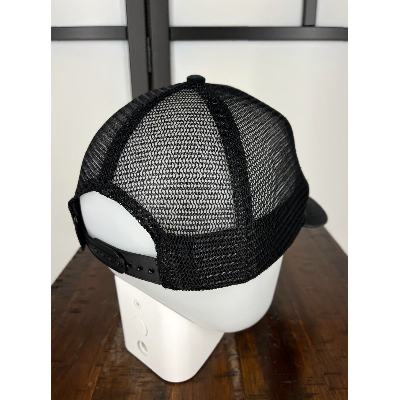 Patagonia Patagonia Hat Cap Snap Back Adult One Size Black Gray Fitz Roy Embroider Trucker Size ONE SIZE - 7 Thumbnail