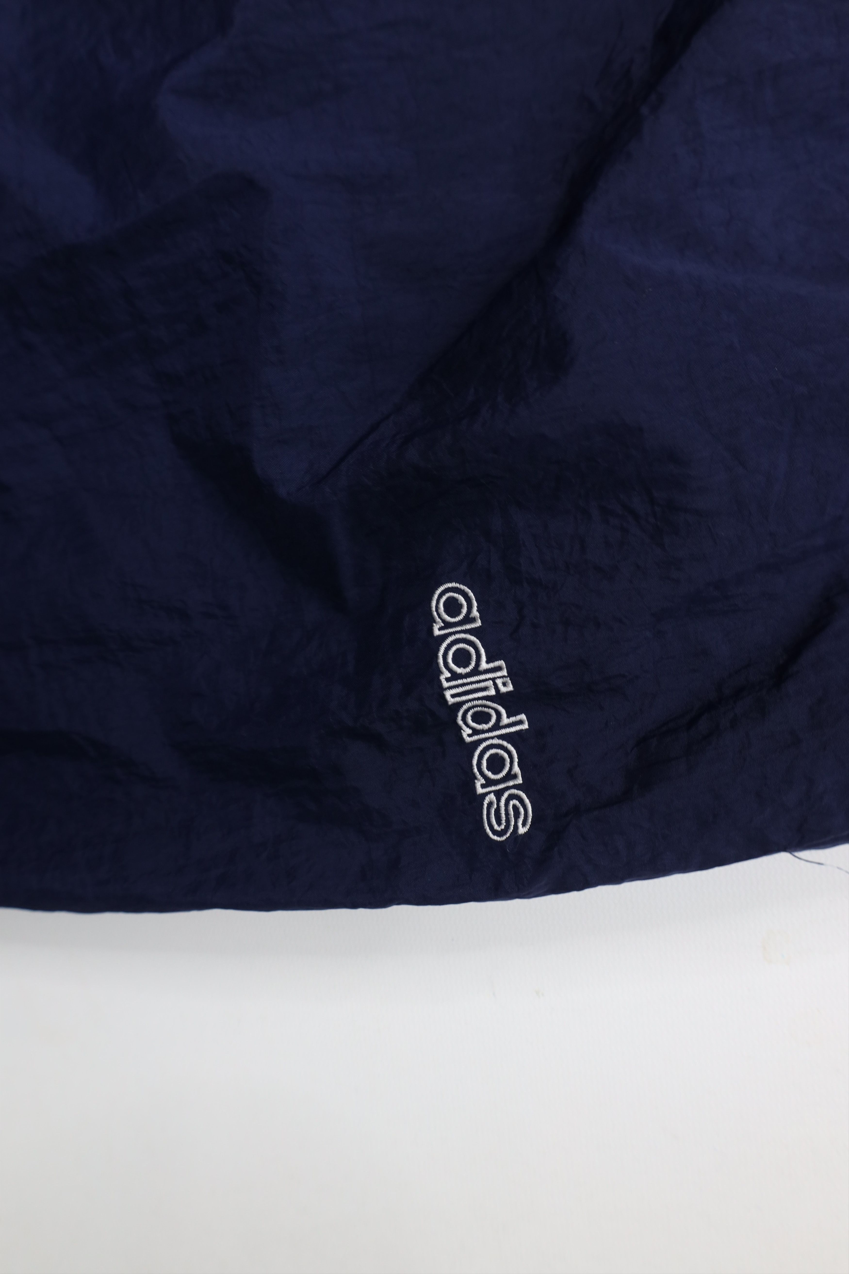 Adidas × Vintage Vintage 90s Adidas Lined Windbreaker Joggers Pants Navy Blue Size US 38 / EU 54 - 6 Thumbnail