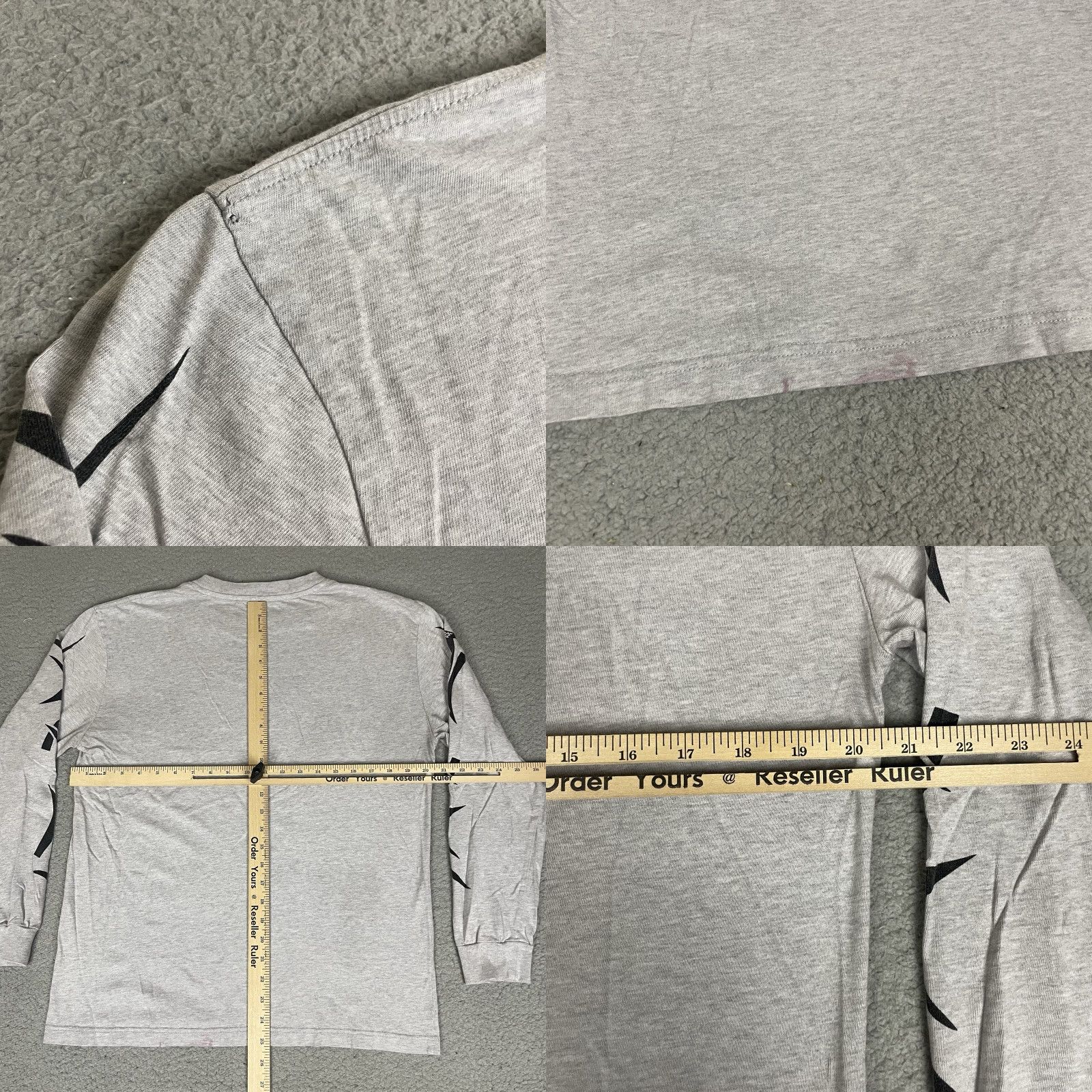 Palace Palace T Shirt Mens M Gray Logo Dolphin Sleeve Hits Rare Tee M Shirt Mens Gray Logo Dolphin Sleeve Hits Rare Tee Size US M / EU 48-50 / 2 - 8 Thumbnail