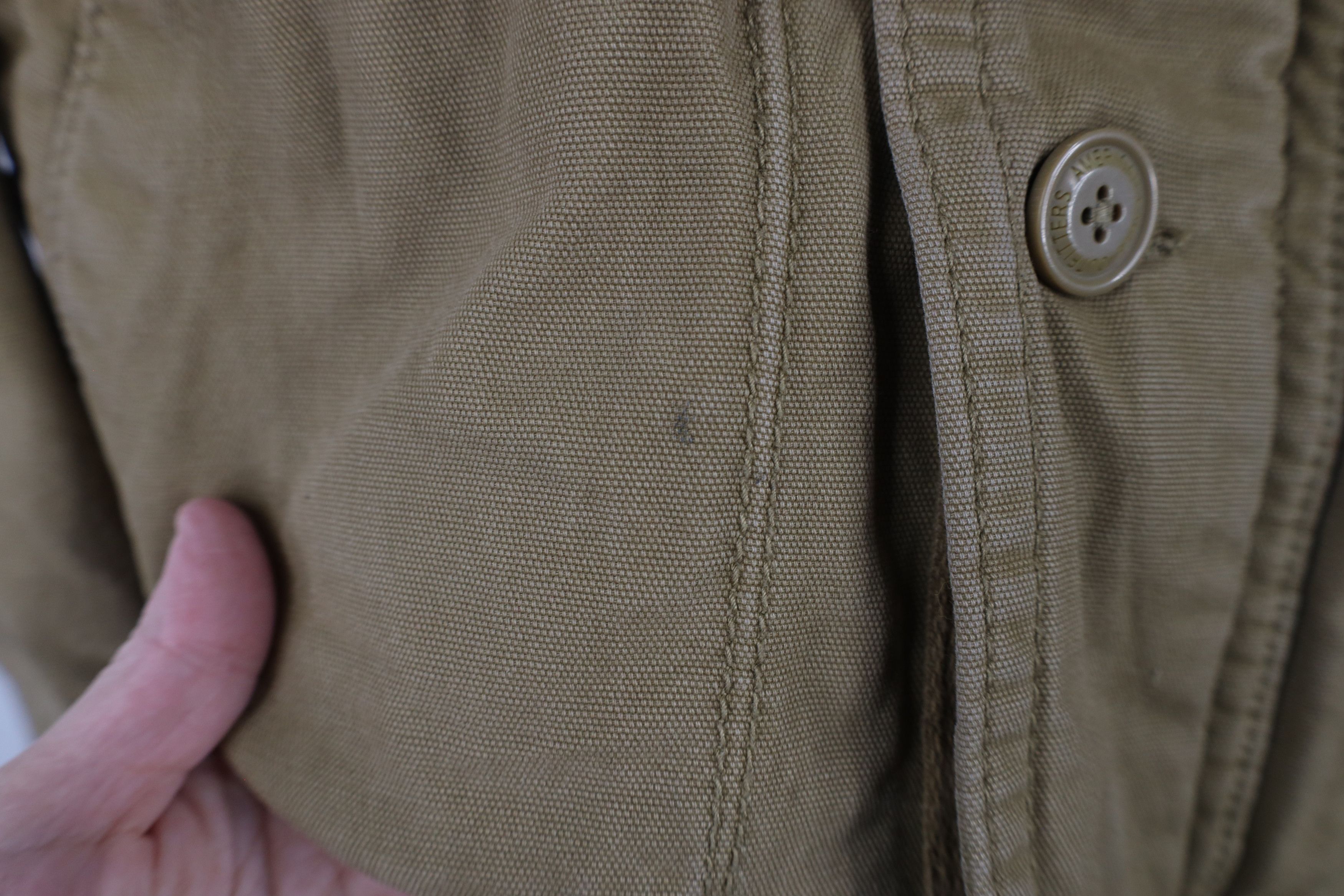 American Eagle Outfitters × Vintage Vintage Y2K American Eagle Outfitters Canvas Field Jacket Size US M / EU 48-50 / 2 - 4 Thumbnail