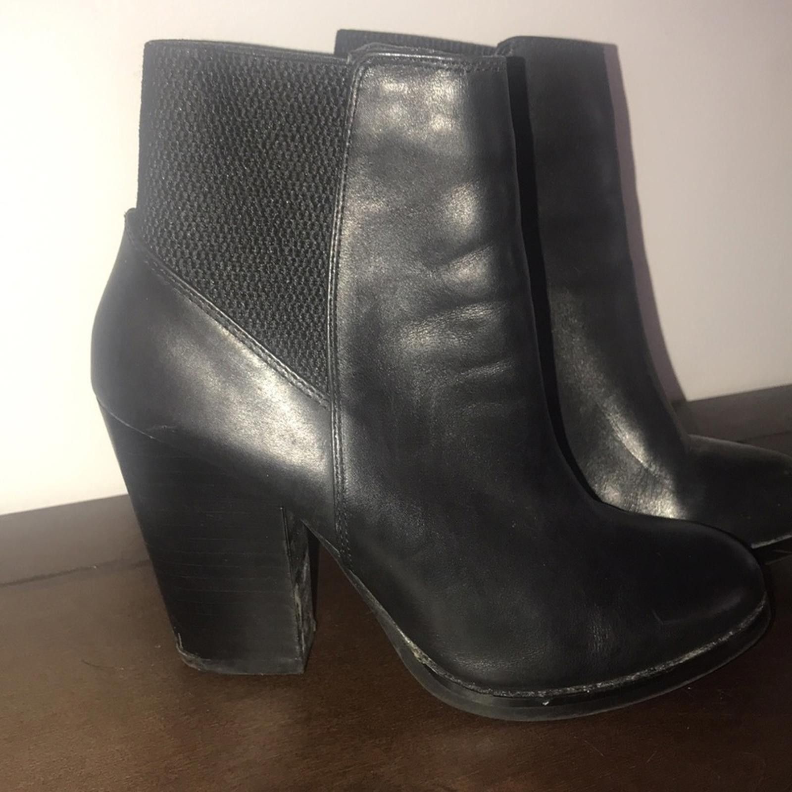 Aldo Aldo Black Ankle Boots Size US 6.5 / IT 36.5 - 3 Thumbnail