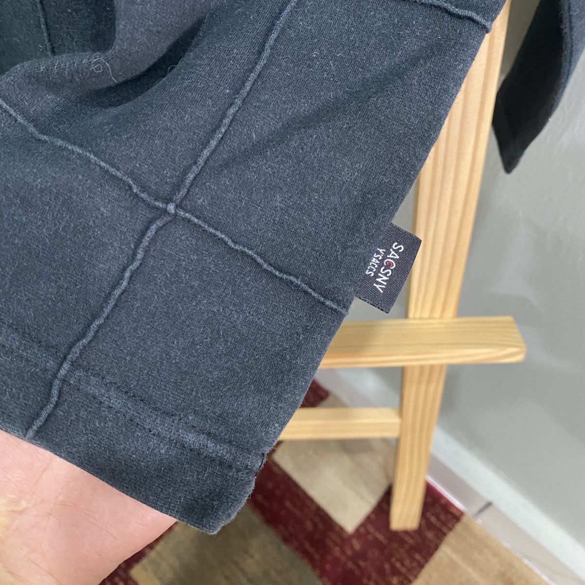 Yohji Yamamoto Vintage Sacsny Y'Saccs by Yohji Yamamoto Grid Long Sleeve Size US M / EU 48-50 / 2 - 7 Thumbnail