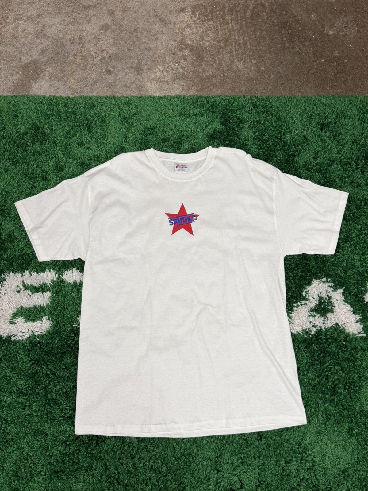 Vintage Spudka Vodka Liquor Star y2k Hanes Heavyweight Potato Tee XL Size US XL / EU 56 / 4 - 2 Thumbnail