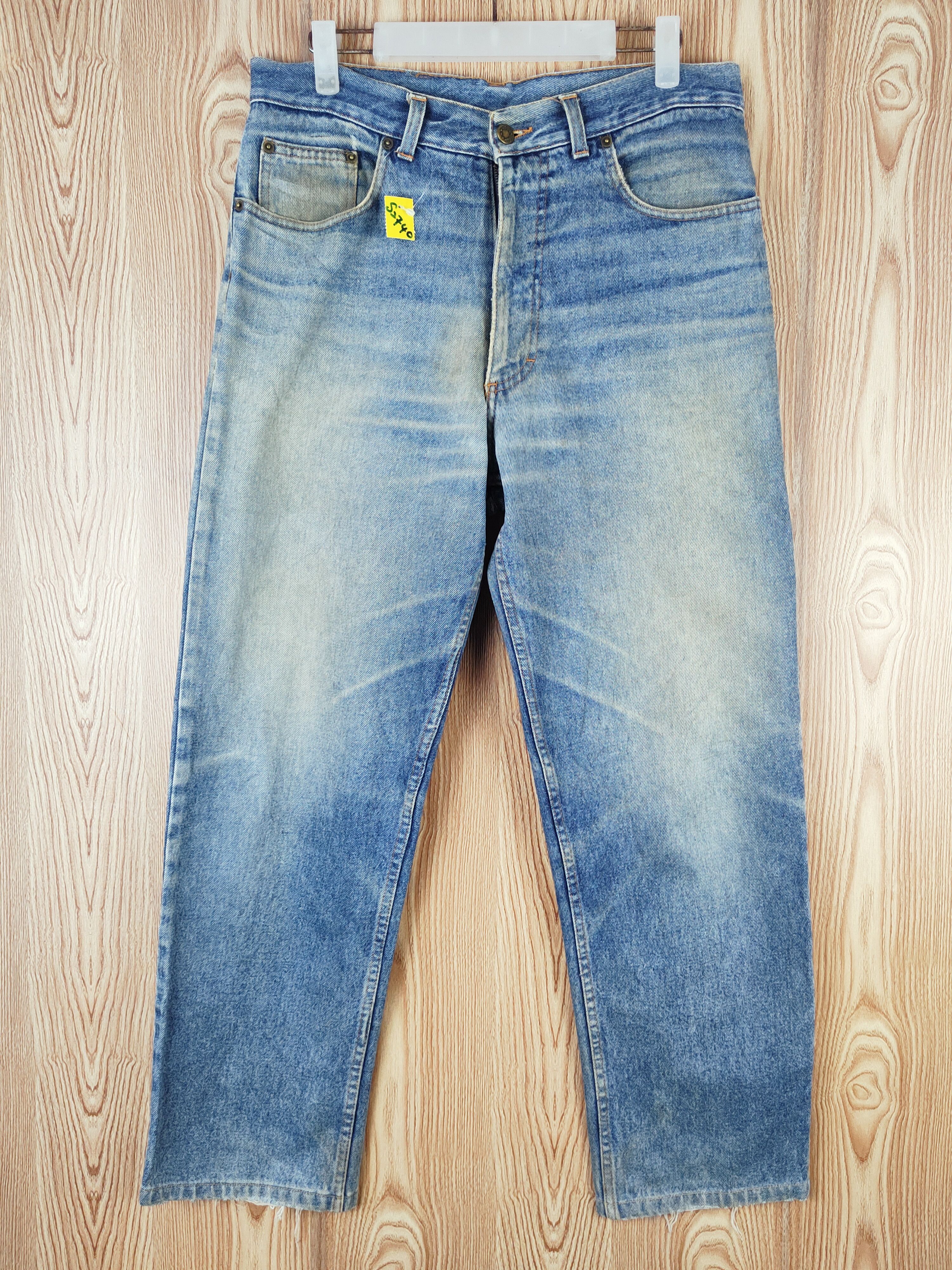Ermenegildo Zegna D Ermenegildo Zegna Faded Distressed Ripped Jeans #S2740 Size US 33 - 1 Thumbnail
