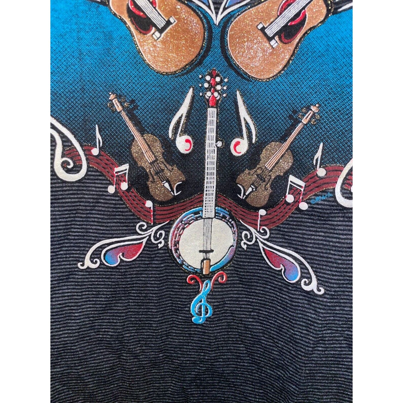 Vintage Vintage Branson Shirt MO Guitar Graphic Tee 80s Belton Large Size US L / EU 52-54 / 3 - 7 Thumbnail