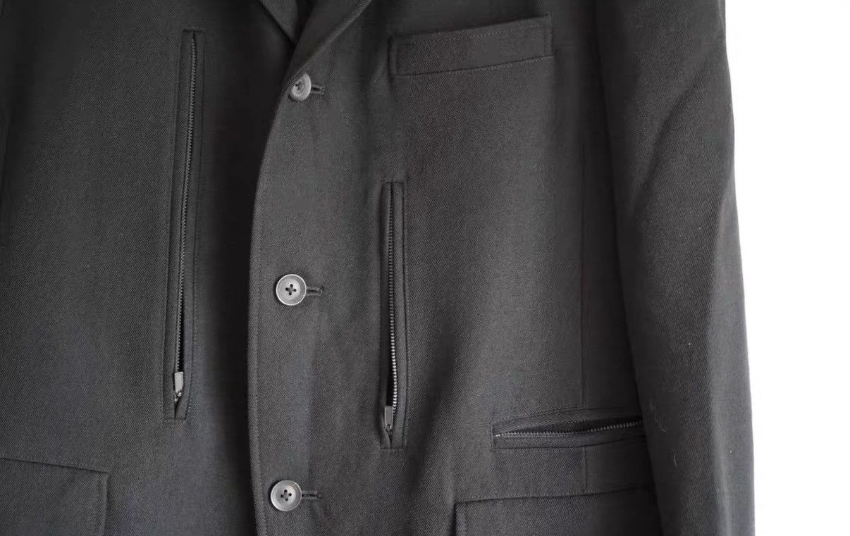 Yohji Yamamoto Yohji Yamamoto 19aw Multi-Pocket Zip Blazer K4 Size US L / EU 52-54 / 3 - 3 Thumbnail