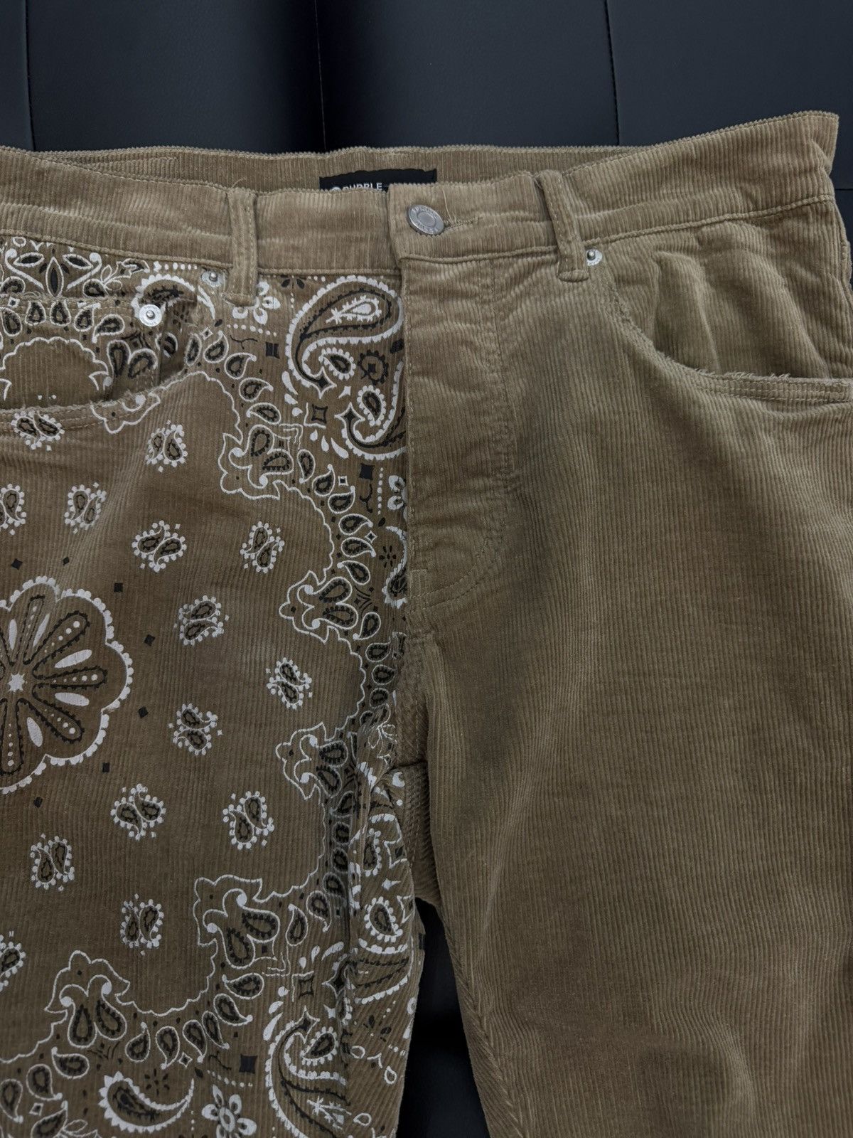 Purple Brand Size 32 - Purple Brand Bandana Print Corduroy Jeans Size US 32 / EU 48 - 5 Thumbnail