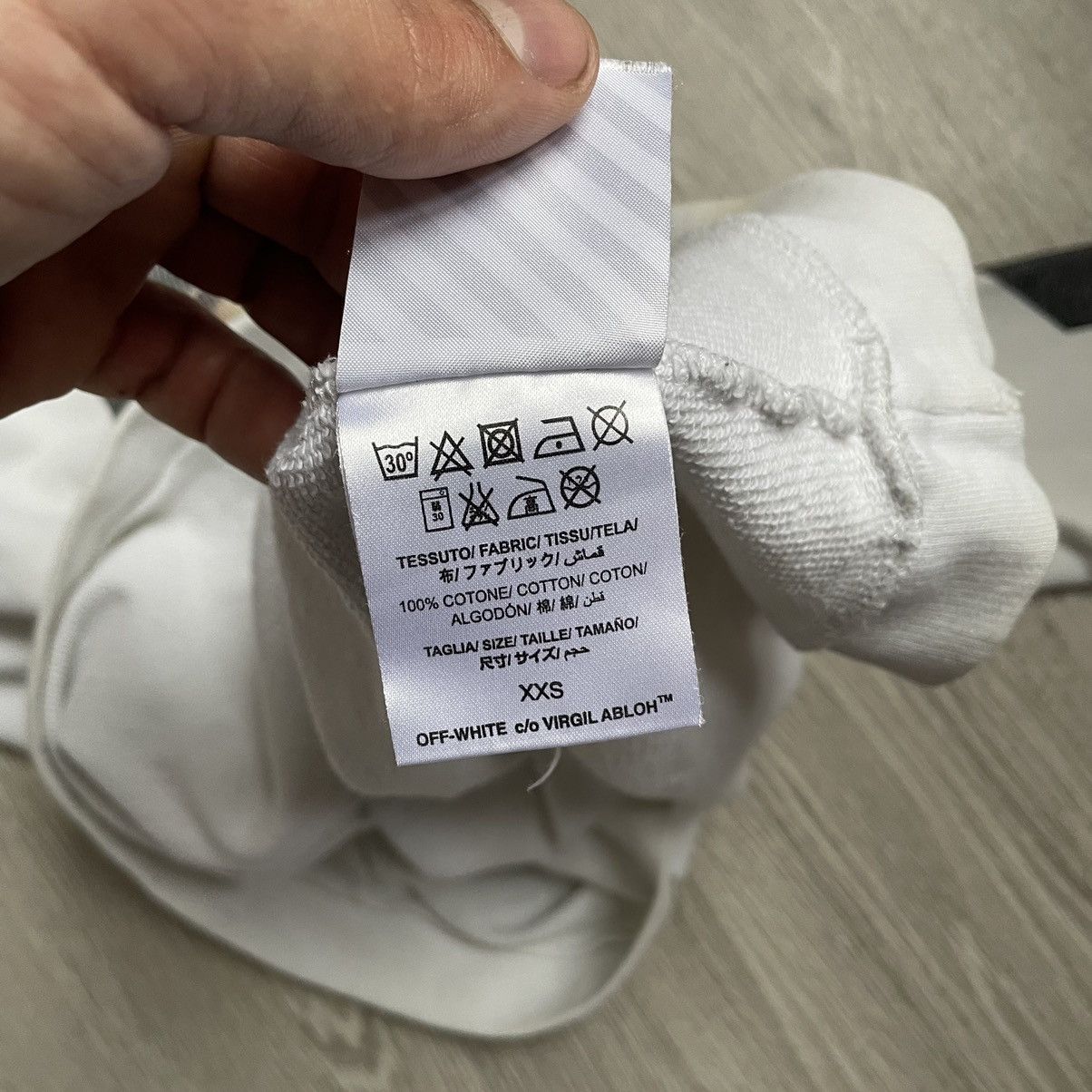 Off-White Off White Cut Off Caravaggio Hoodie Size US M / EU 48-50 / 2 - 12 Thumbnail