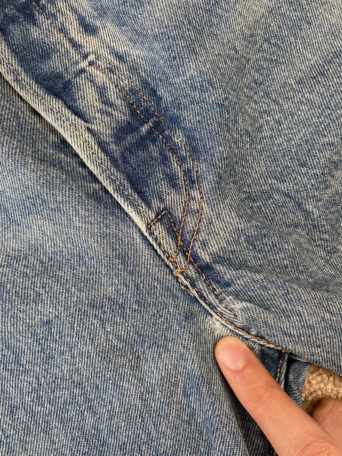 DENIM TEARS × Levi's Denim Tears Levis Light Wash Cotton Wreath Denim Size US 36 / EU 52 - 9 Thumbnail