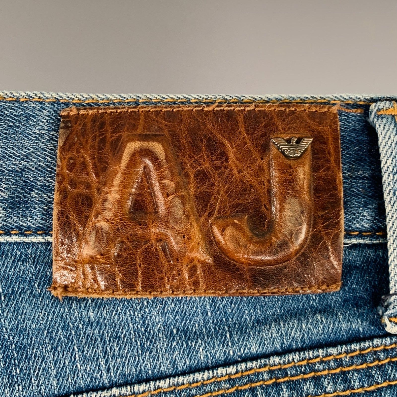 Other ARMANI JEANS Size 32 Blue Cotton Blend Button Fly Jeans Size US 32 / EU 48 - 3 Thumbnail