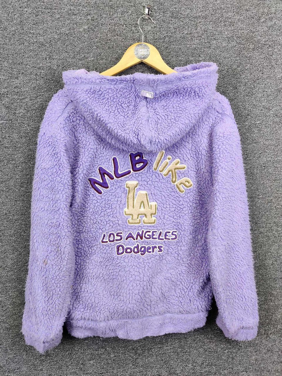 MLB Vintage MLB Los Angeles Dodgers Sherpa Hoodie Jacket Size US M / EU 48-50 / 2 - 6 Thumbnail