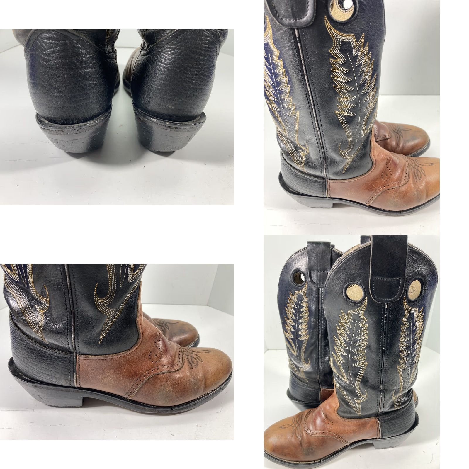 Durango Durango Buckaroo Boots Men Size 11 D Two Tone Leather Western Style SW6405 14 In Boots Mens Brown Western Cowboy Leather Durango Buckaroo SW6405 14 In Size US 11 / EU 44 - 8 Thumbnail
