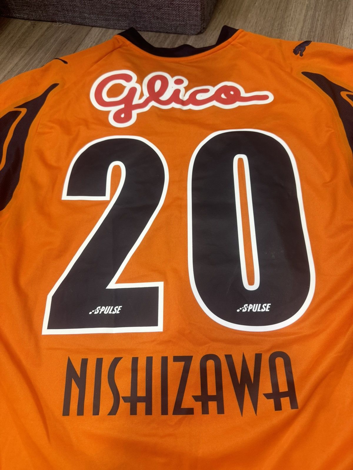 Puma S-pulse 2007 home shirt #20 Nishizawa (Bnwt) Size US M / EU 48-50 / 2 - 4 Thumbnail