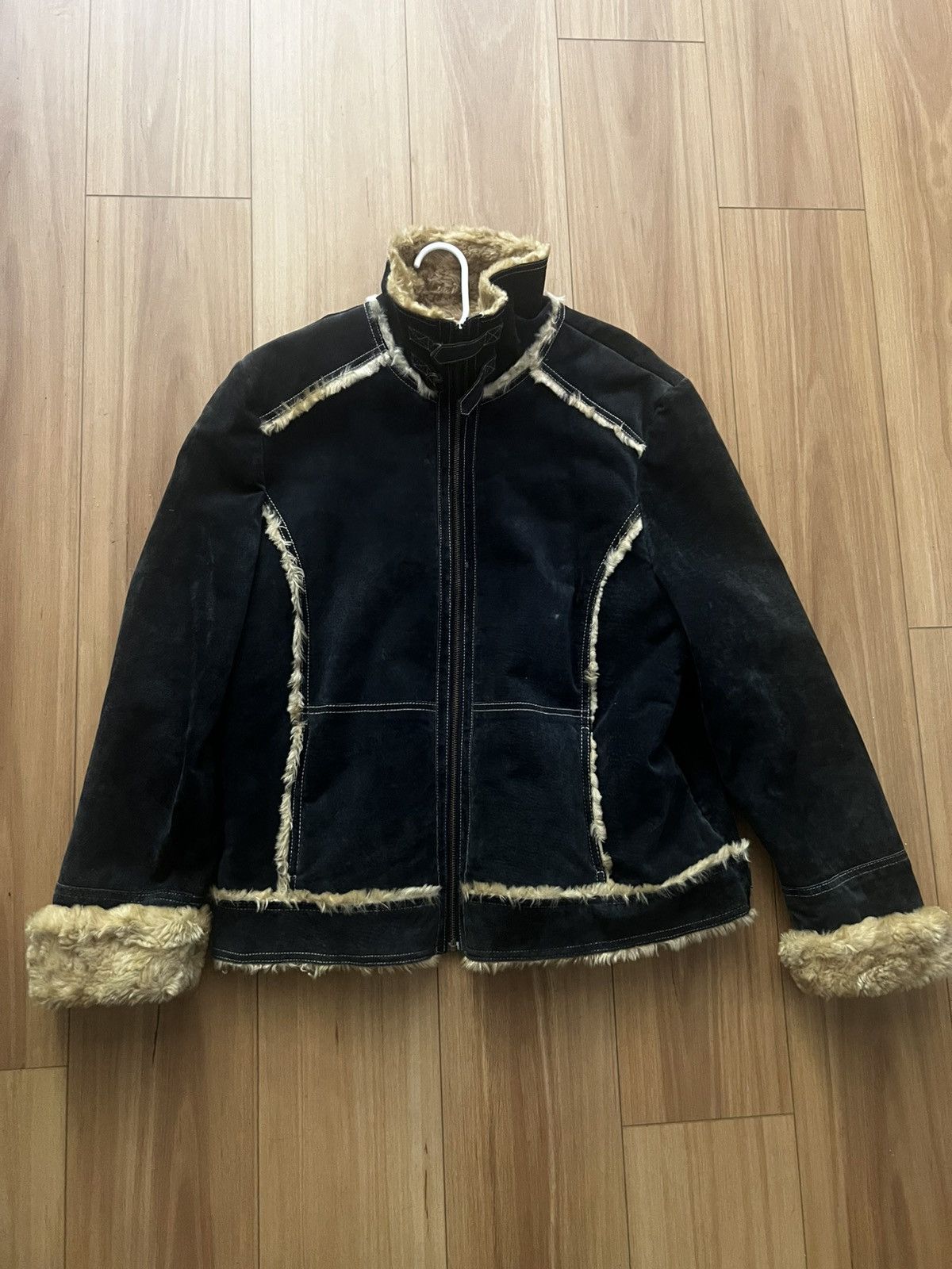 Wilsons Leather Wilsons leather maxima suede fur jacket Size US XL / EU 56 / 4 - 2 Thumbnail