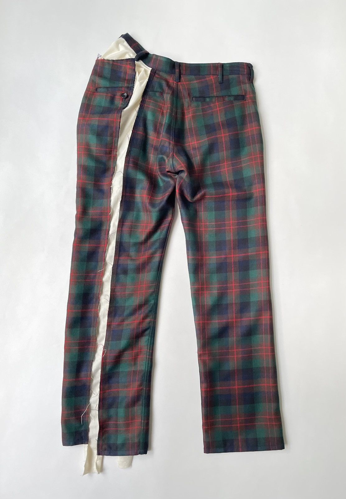 Comme des Garcons A/W 06 ‘Reworked Tartan’ Wool Trousers Size 26" / US 2 / IT 38 - 12 Thumbnail