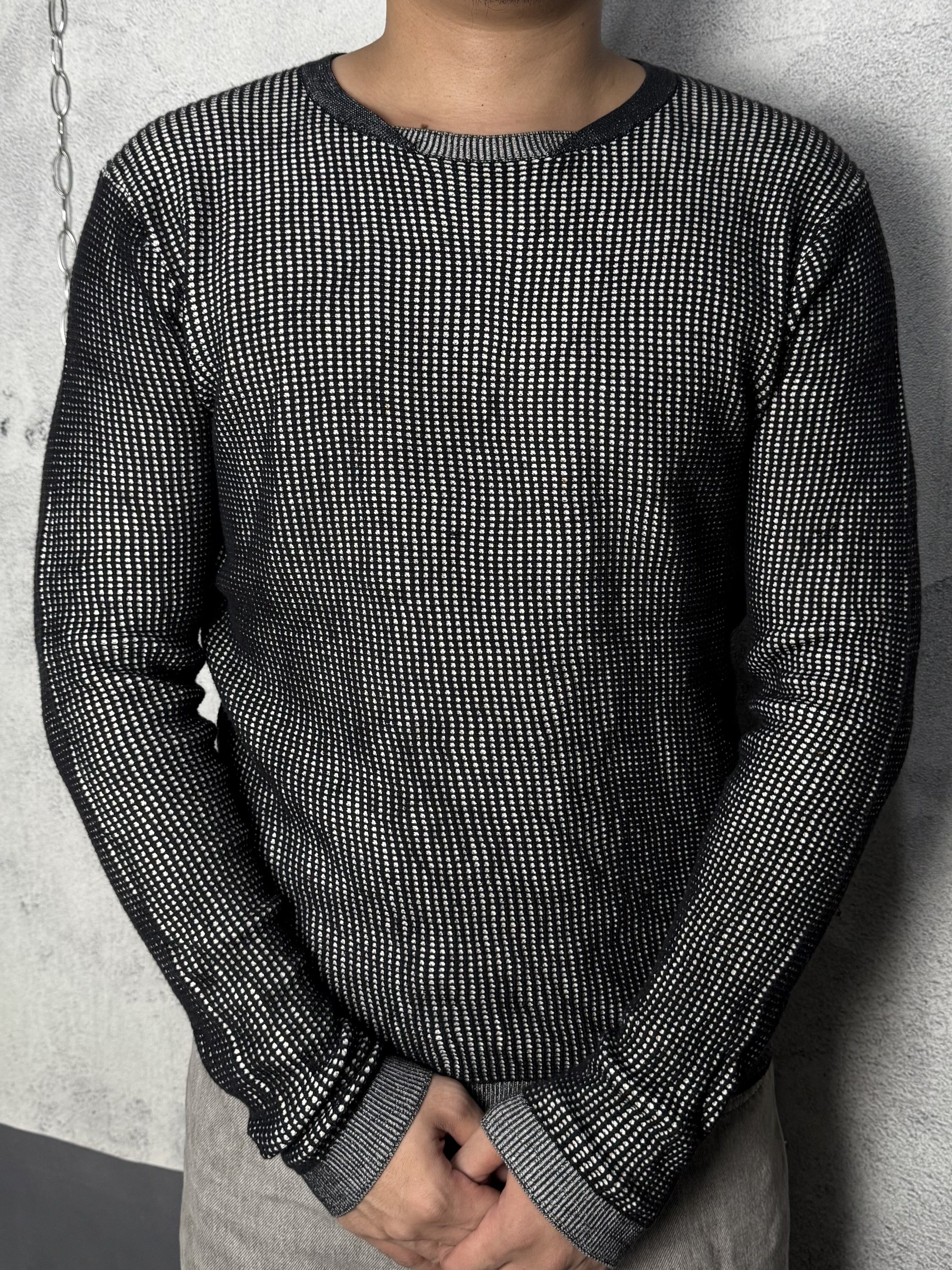 Armani Collezioni Mesh Knit Sweater Jumper