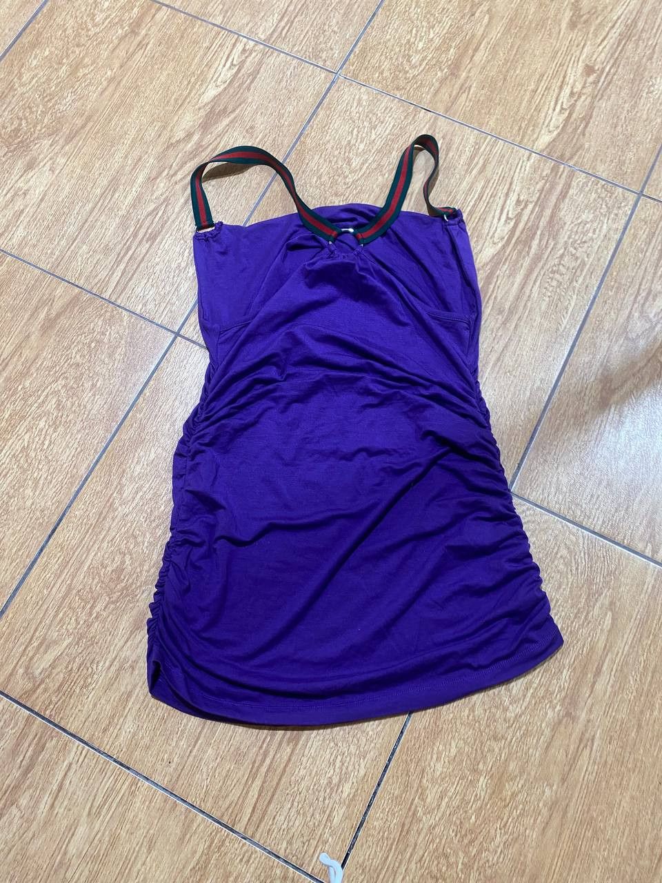 Gucci Women’s Gucci Purple Short Sleeve dress Designer Italy Size L / US 10 / IT 46 - 5 Thumbnail