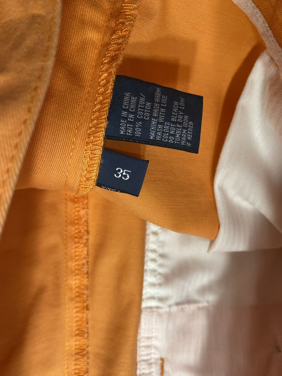 Polo Ralph Lauren 90’s Vintage Polo Ralph Lauren Orange Classic Chino Shorts Size US 35 - 3 Thumbnail