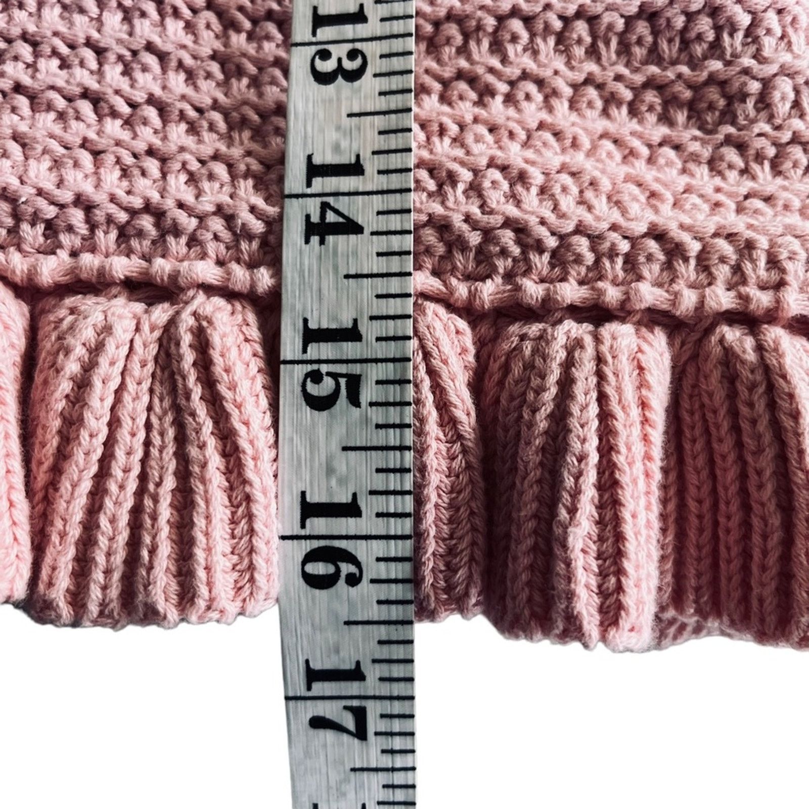 Zara Zara pink knit sleeveless ruffled sweater size Small Size S / US 4 / IT 40 - 8 Thumbnail