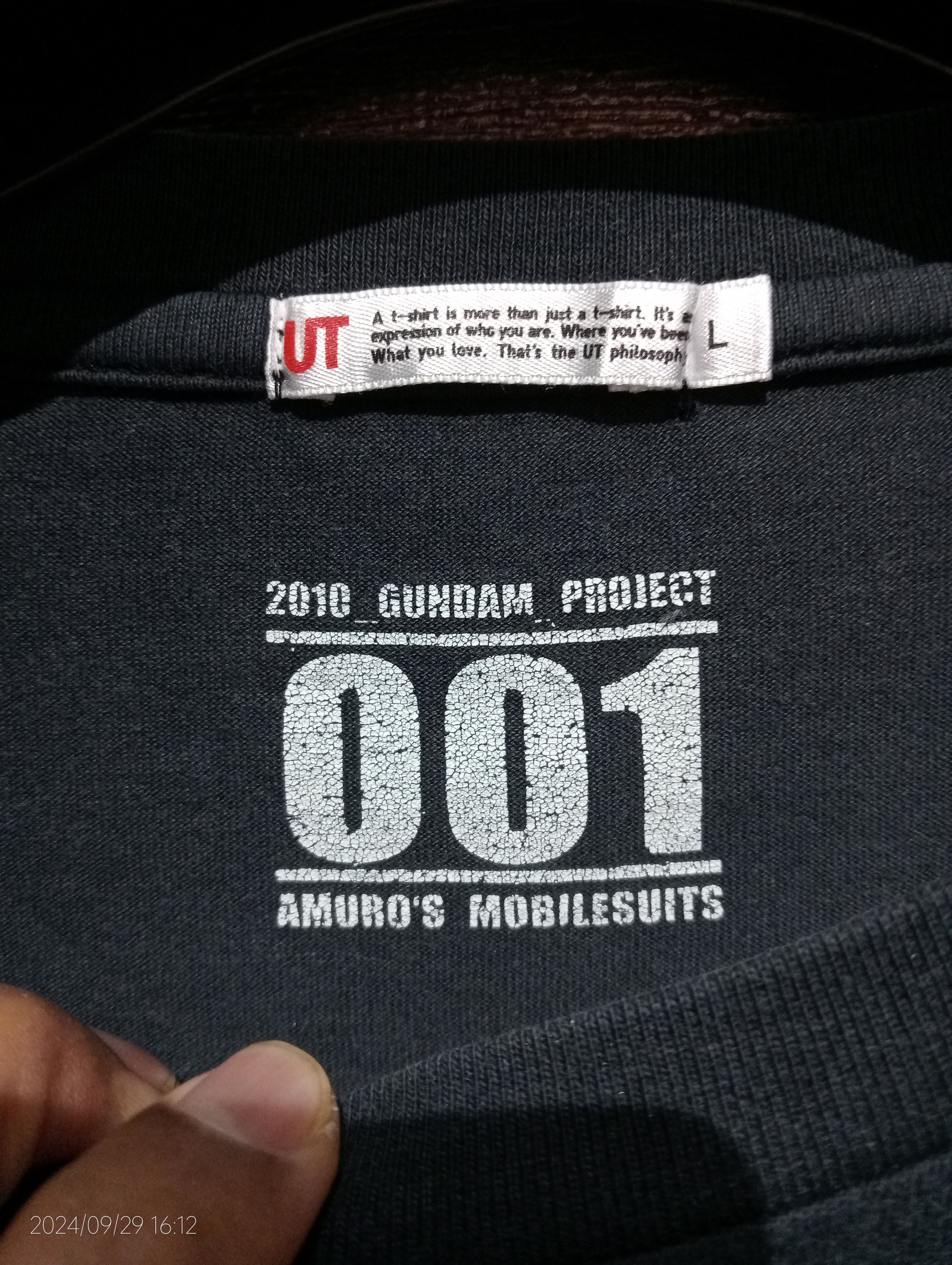 Anime Vintage Anime Gundam Project Amuro's Mobilesuits Tee Size US L / EU 52-54 / 3 - 9 Thumbnail