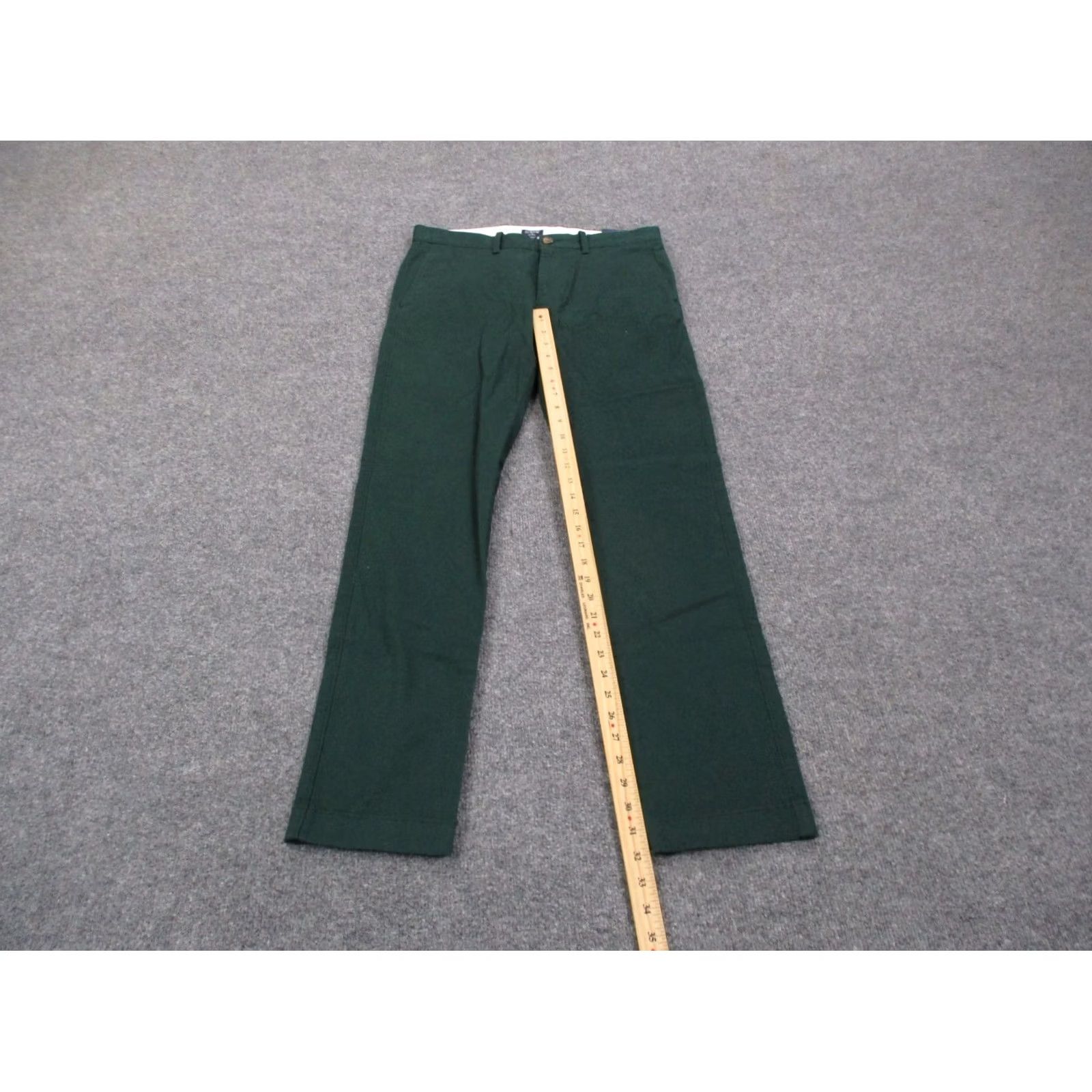 J.Crew J.CREW Pants Mens 30 X 32 Green Chino Slim Straight Holiday Winter 90s Mens Size US 32 / EU 48 - 3 Thumbnail