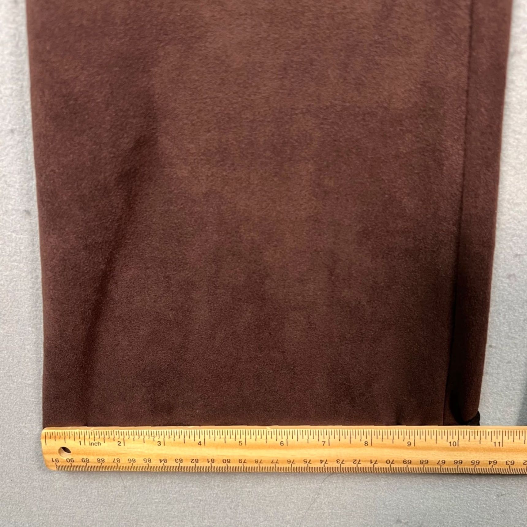 Zara Zara Woman Size 4 Brown Faux Suede Flare Pants Pants Women Brown Flared 27 in Inseam 33 in Polyester, Faux Suede Vintage No Size 27" / US 4 / IT 40 - 7 Thumbnail