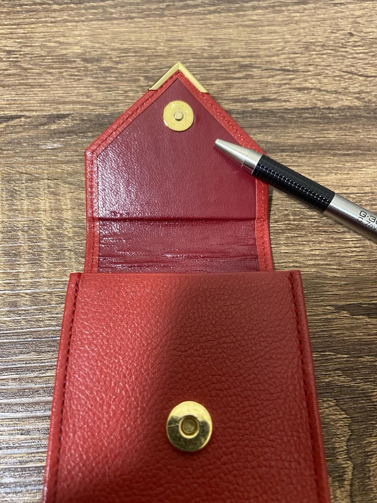 Saint Laurent Paris YSL Saint Laurent red gold cigarette case multi pouch, good Size ONE SIZE - 10 Thumbnail