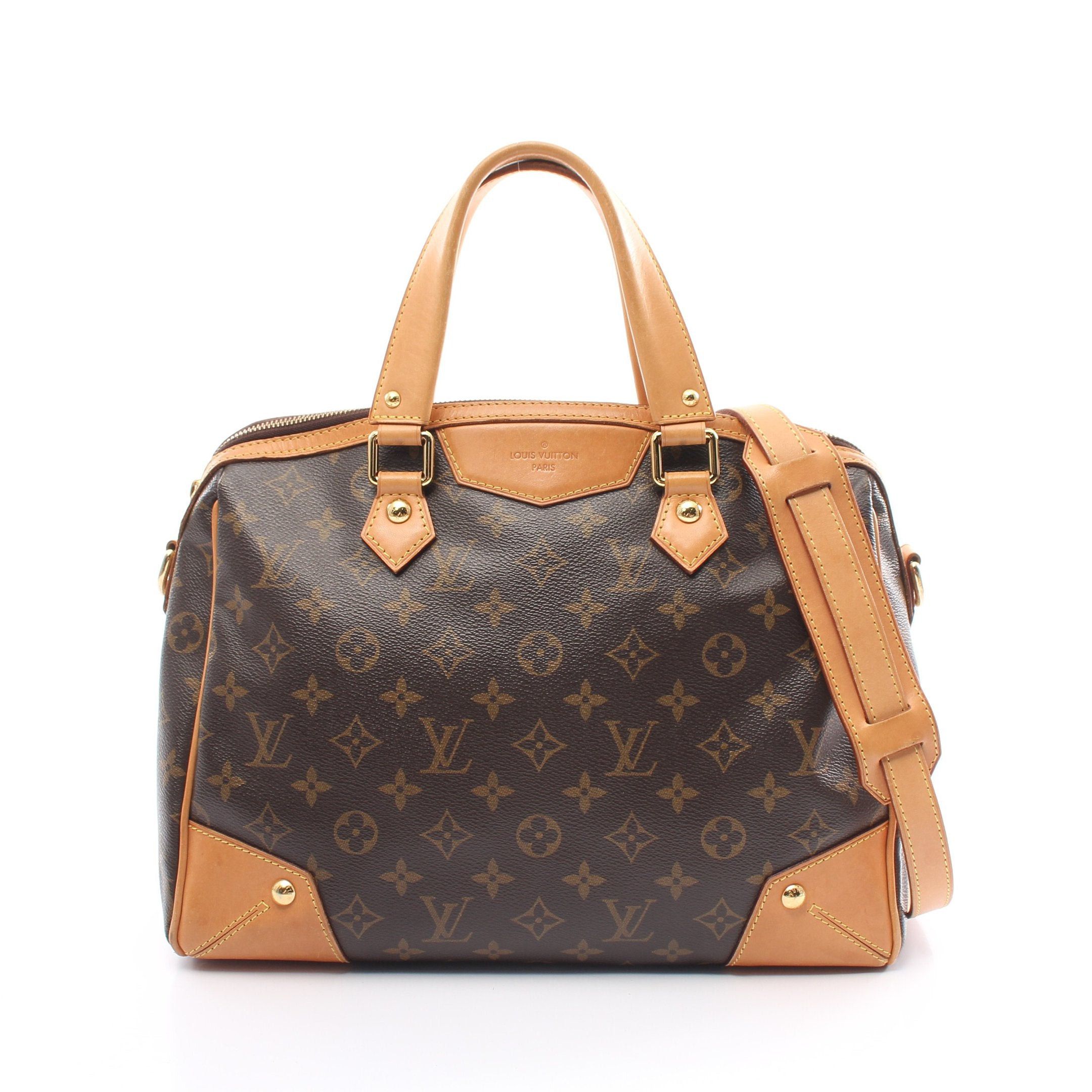 Louis Vuitton Louis Vuitton Retiro Pm Monogram Handbag Leather Brown Size ONE SIZE - 1 Thumbnail