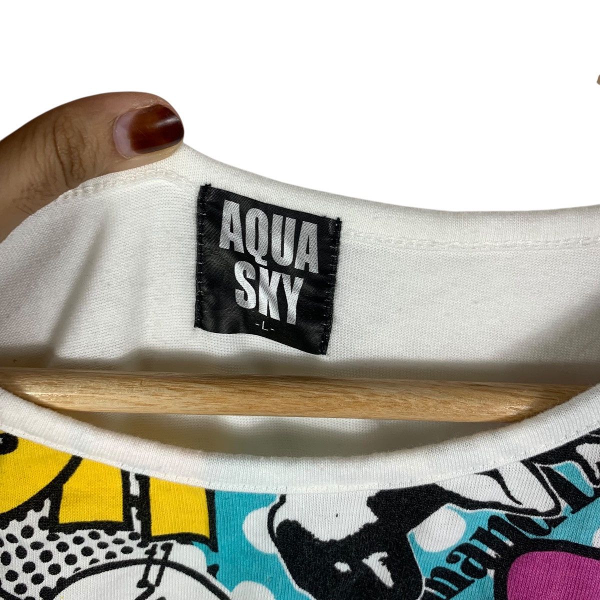 Other AQUA SKY x ROY LICHTENSTEIN Comic Strip Tank Top Tee Shirt Size L / US 10 / IT 46 - 7 Thumbnail
