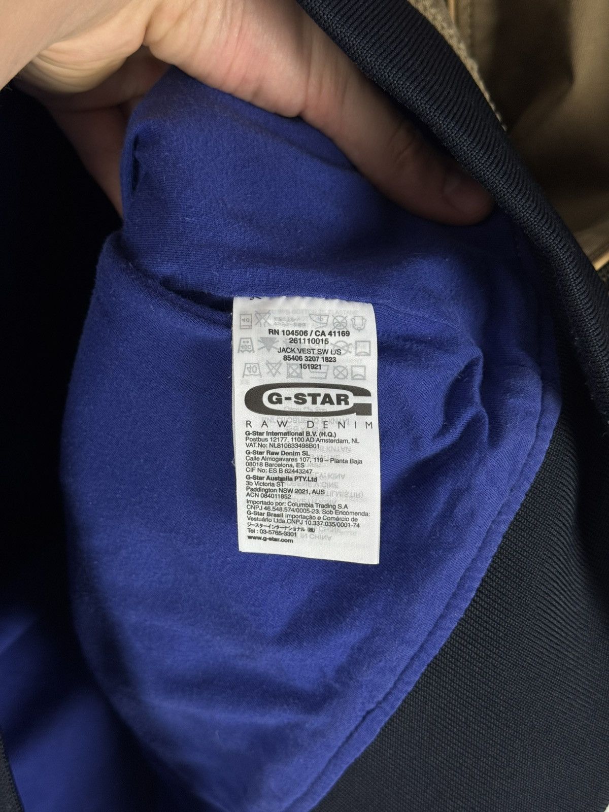 G-Star G-Star Jack Vest SW Jacket Size US M / EU 48-50 / 2 - 13 Thumbnail