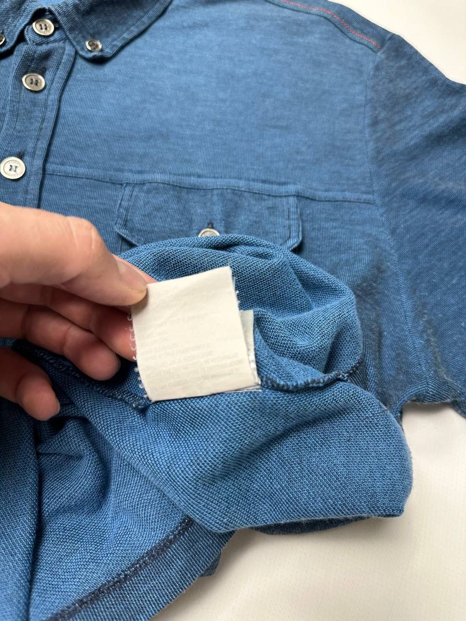 Gucci Gucci Mens Polo T-Shirt Blue Cotton Old Money Classic Style Size US L / EU 52-54 / 3 - 8 Thumbnail