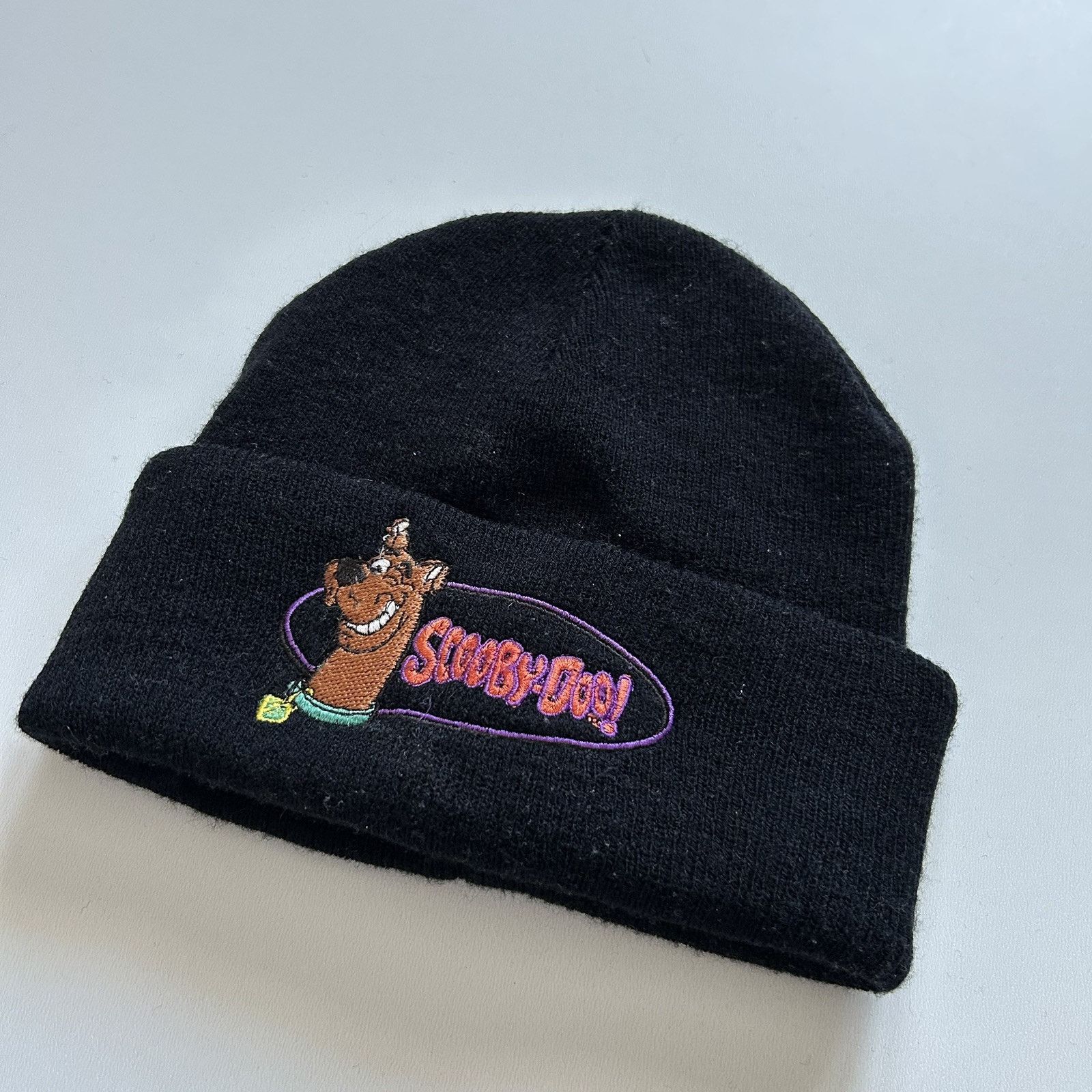 Cartoon Network Vintage 90s Scooby-Doo! Cartoon Network Beanie Hat Black USA Size ONE SIZE - 2 Thumbnail
