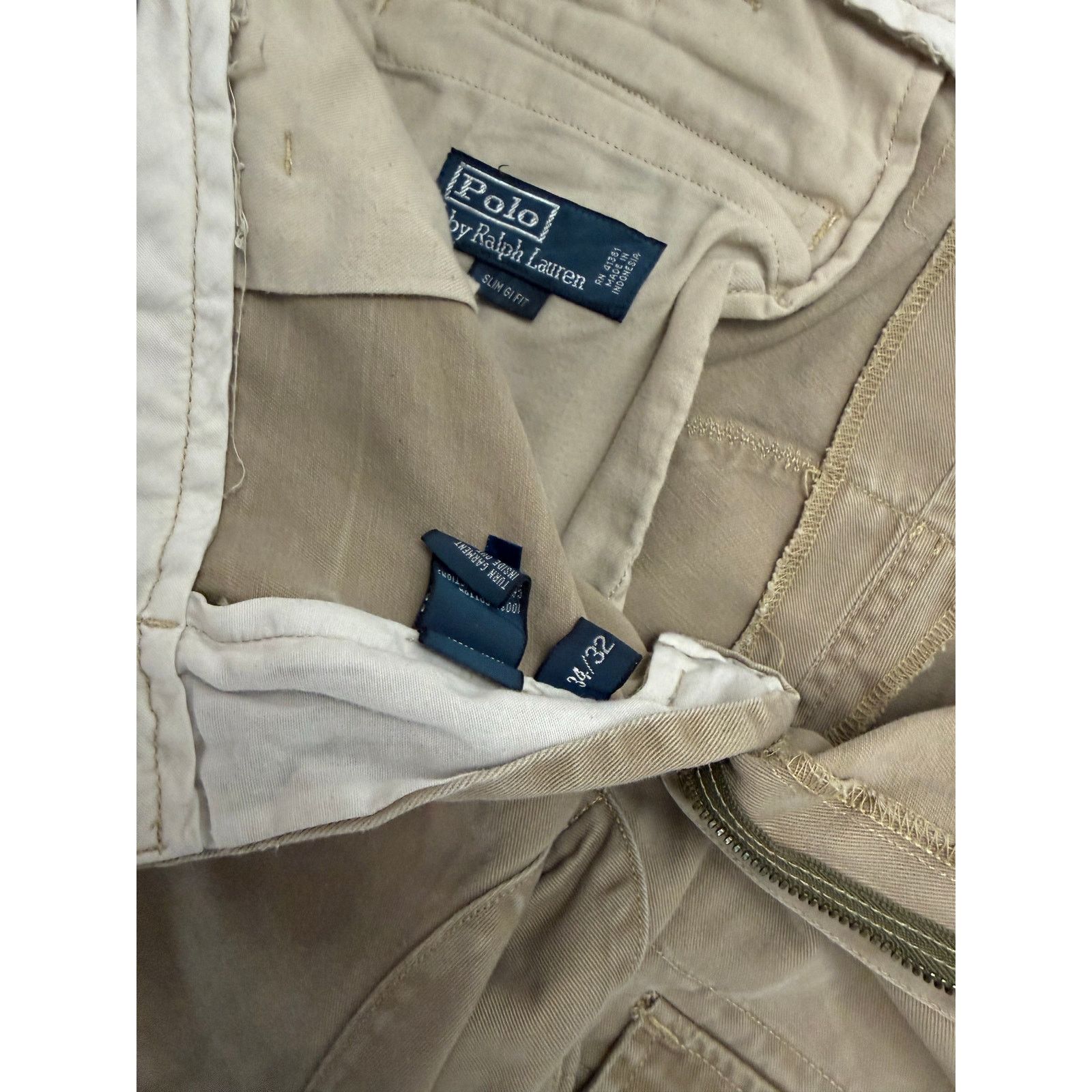 Polo Ralph Lauren Polo Ralph Lauren tan cargo pants pants Size US 34 / EU 50 - 6 Thumbnail