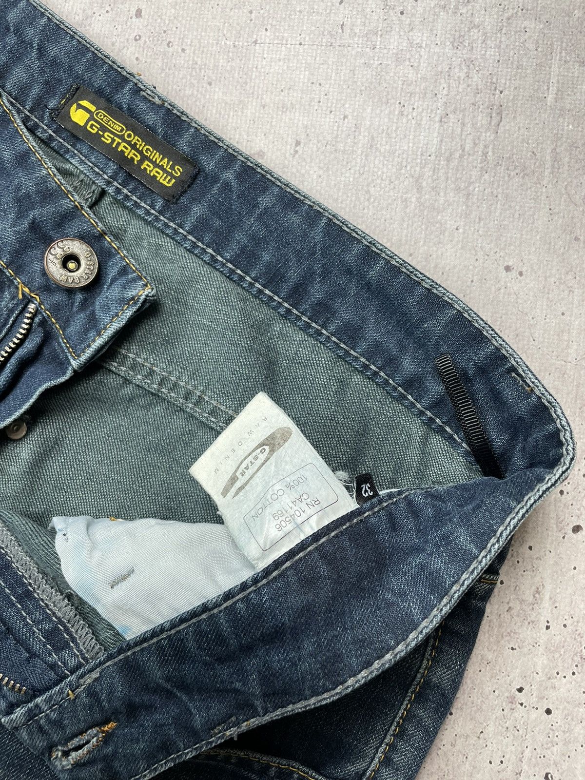 G-Star × Vintage Vintage G-Star Raw Denim Jeans 32 Size US 32 / EU 48 - 8 Thumbnail