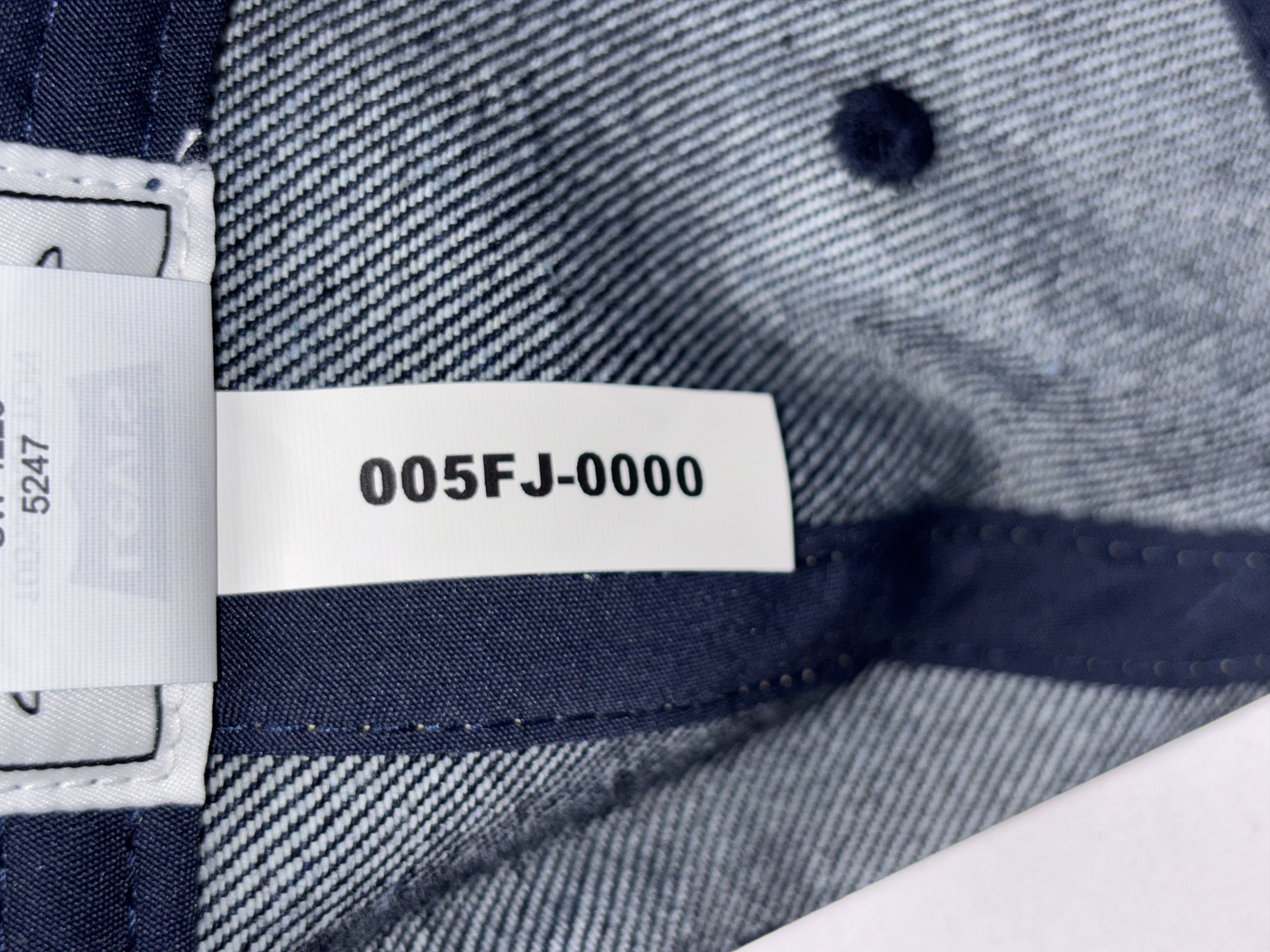 Levi's × Nike Nike Jordan x Levi's Denim Cap Rigid Rinse Blue 055FJ-0000 Size ONE SIZE - 17 Thumbnail