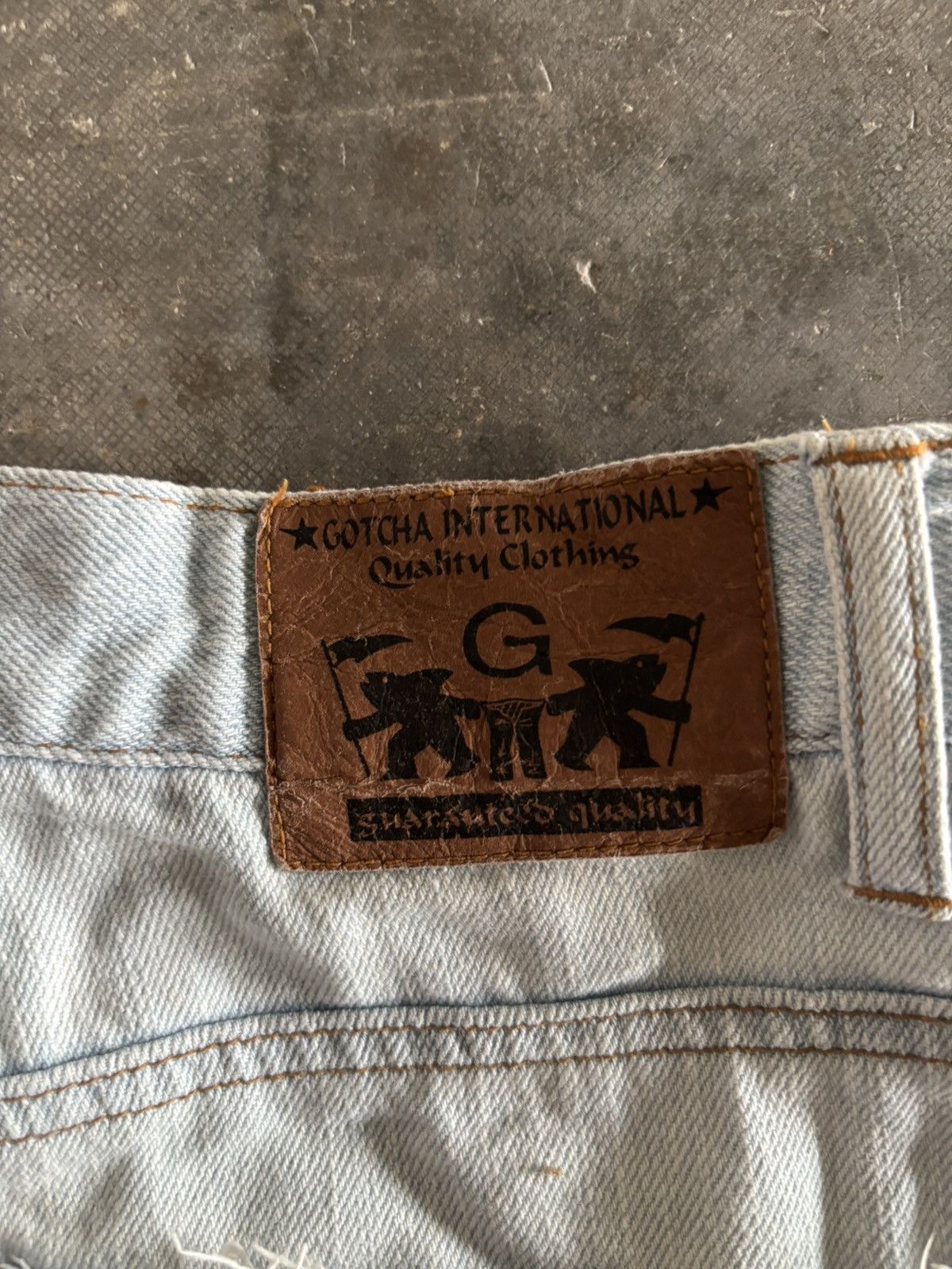 Gotcha SICK Y2K GOTCHA JORTS SHORT JEANS DOPE DESIGN Size US 30 / EU 46 - 18 Thumbnail