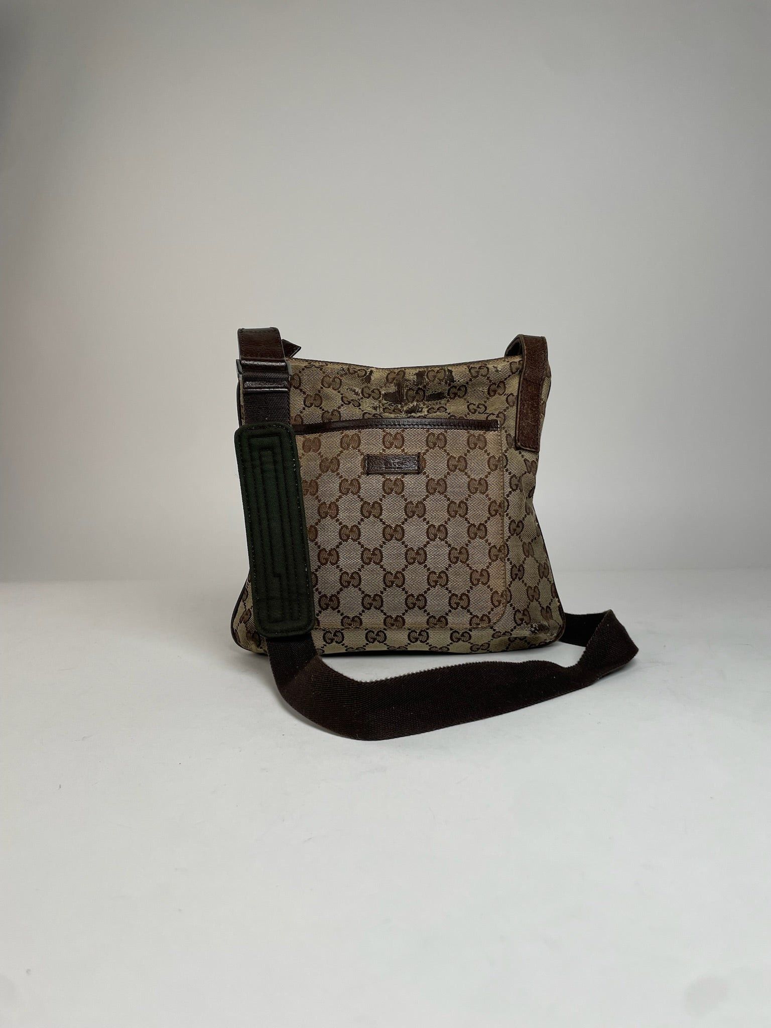 Gucci Vintage Multiway Monogram Bag Beige Brown Size ONE SIZE - 1 Thumbnail
