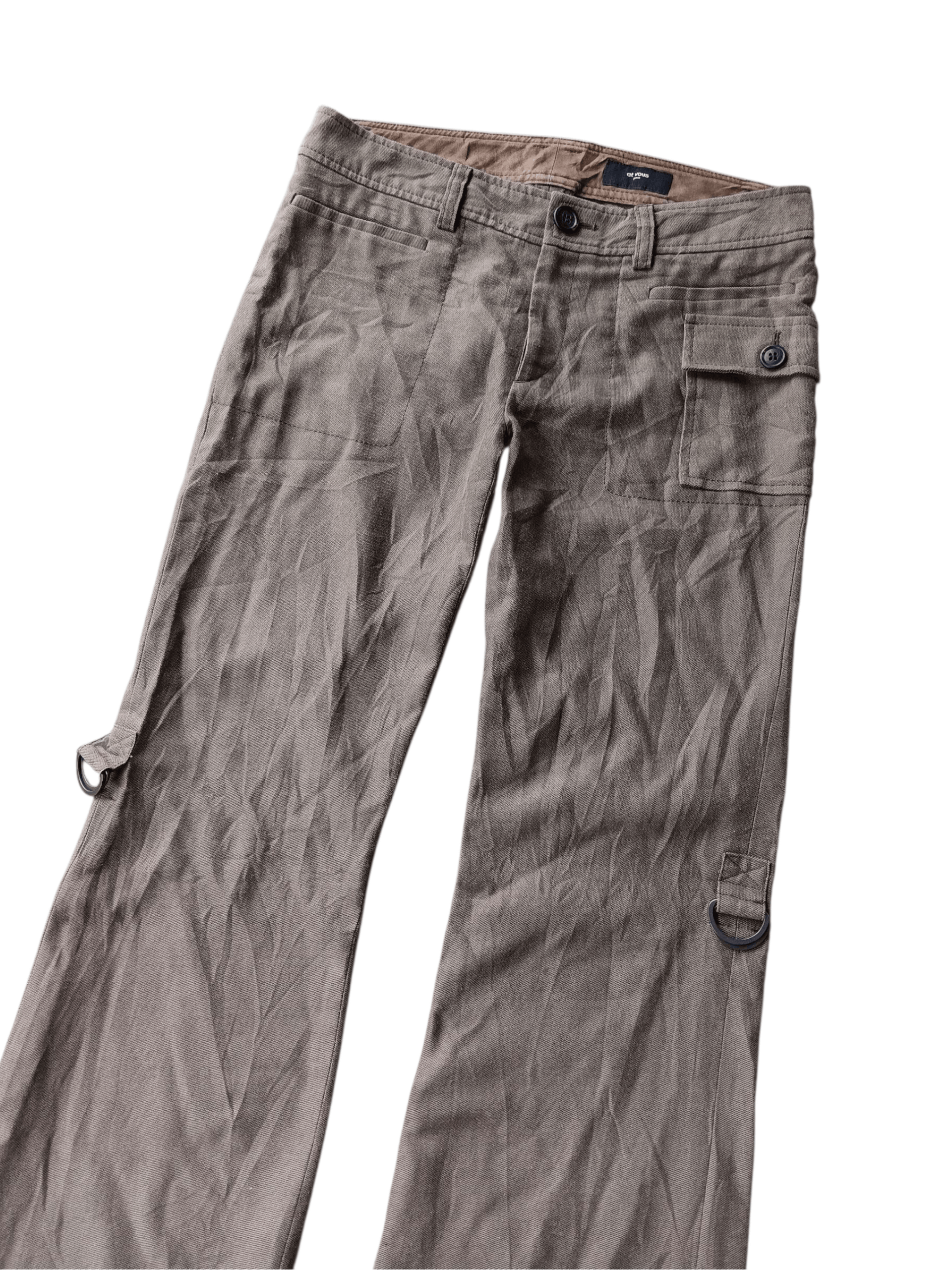 Japanese Brand Et vous japan flared low rise pants Size US 29 - 3 Thumbnail
