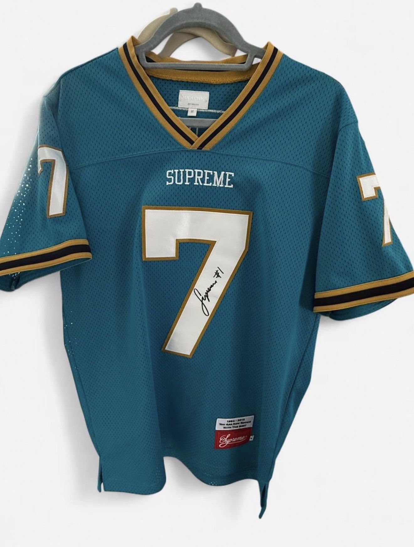 Supreme SUPREME HAIL MARY FOOTBALL JERSEY | Grailed
