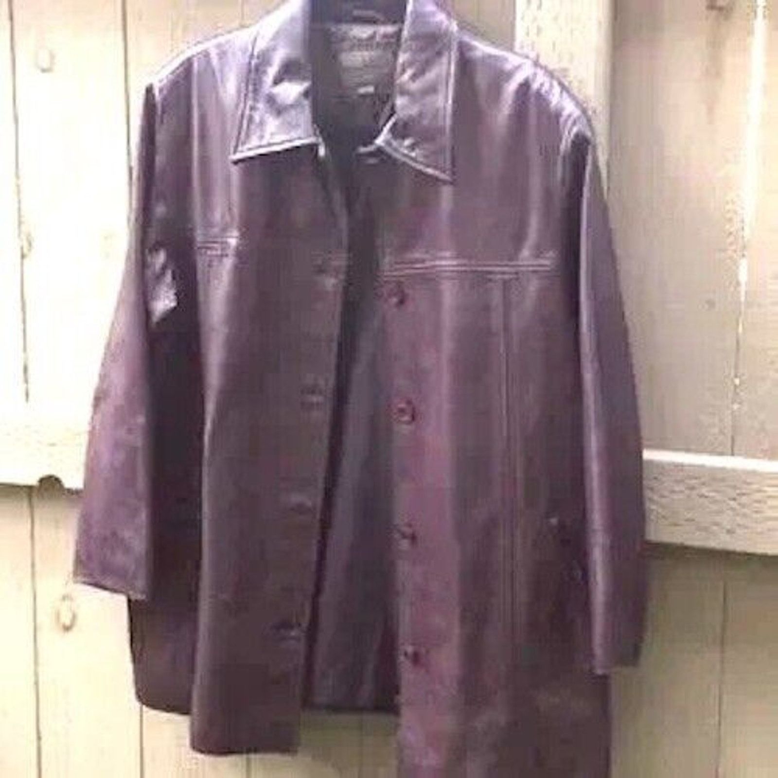 Other Ladies Leather Jacket Color- Brown/Burgundy Sz-X Large Size XL / US 12-14 / IT 48-50 - 8 Thumbnail