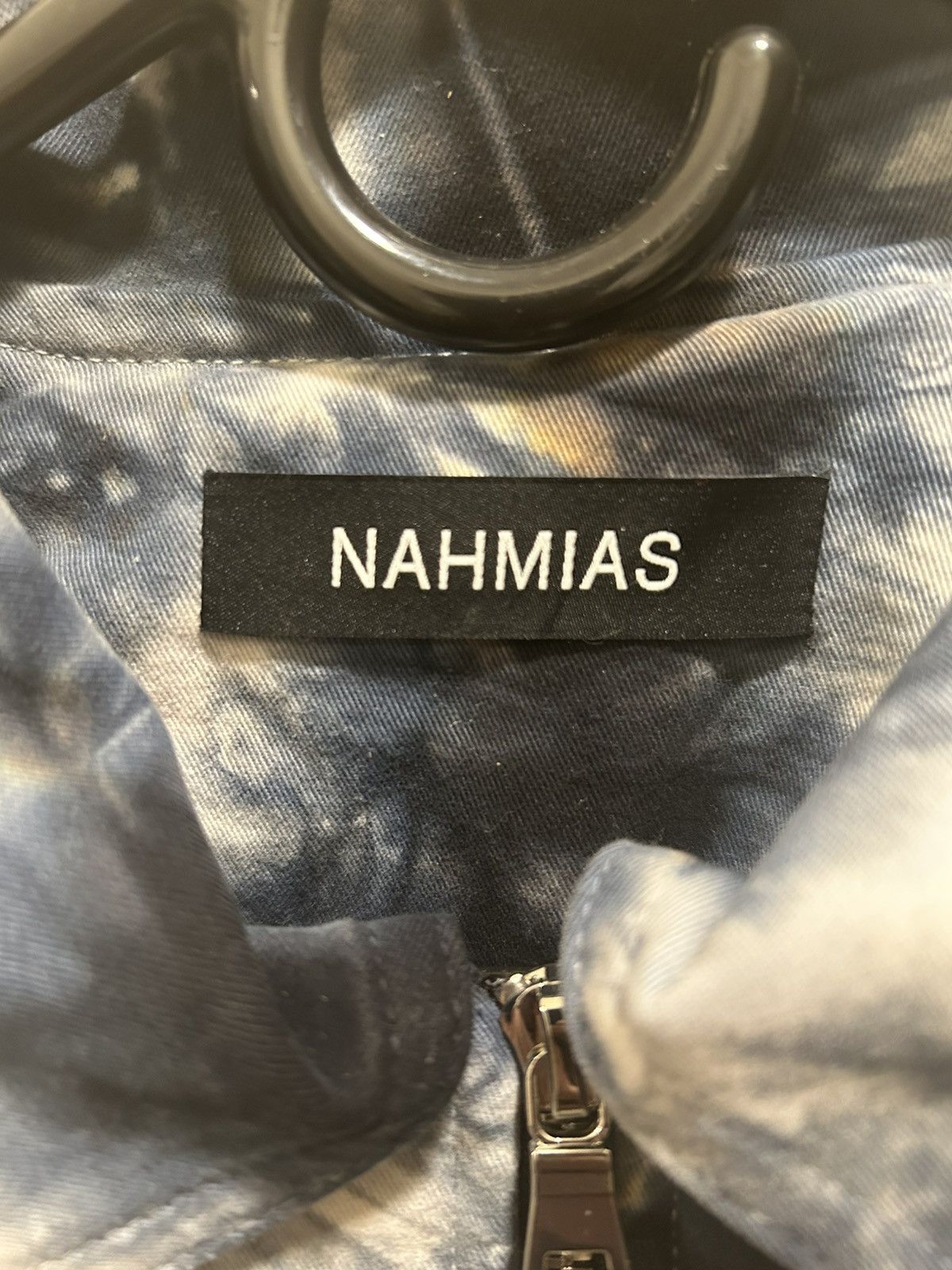 Nahmias Nahmias padded zip jacket blue tie dye Size US M / EU 48-50 / 2 - 4 Thumbnail