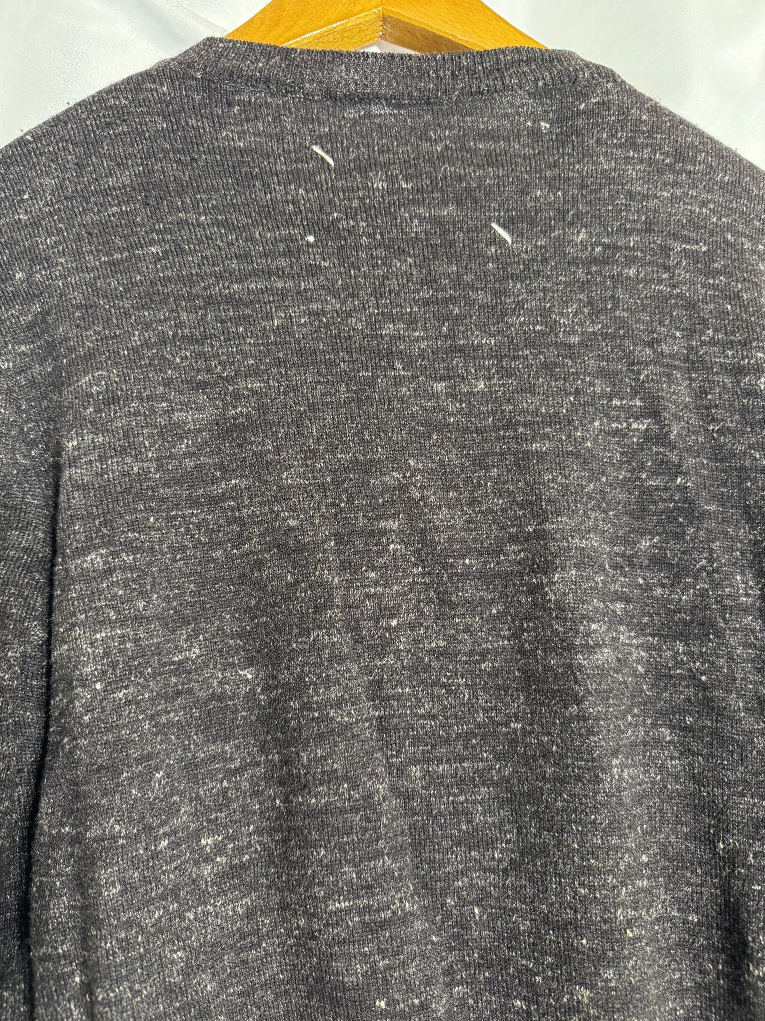 Maison Margiela 1990s Martin Margiela White Label Miss Deanna” Wool Cardigan Size L / US 10 / IT 46 - 6 Thumbnail