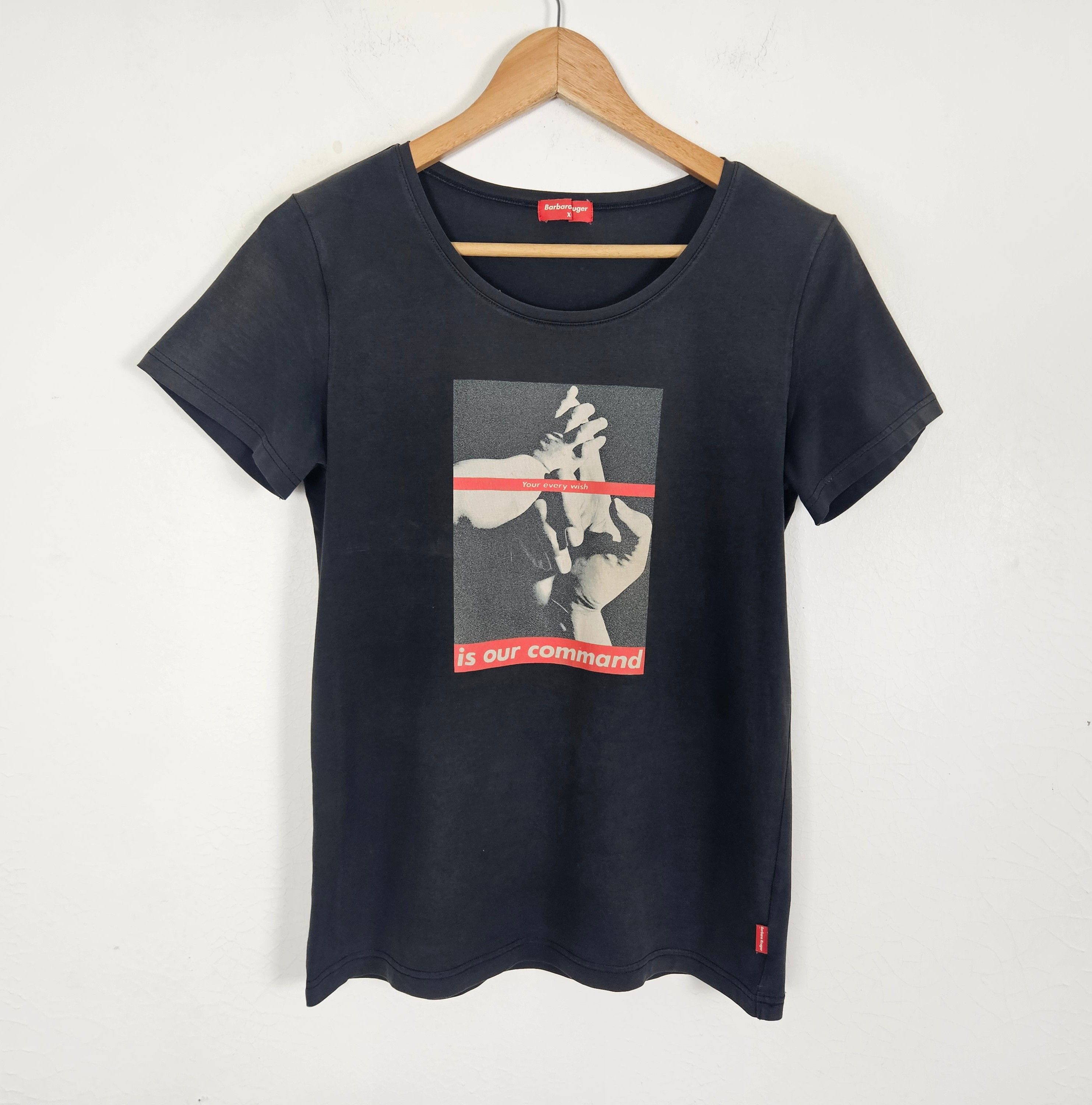 Barbara Kruger Barbara Kruger Your Every Wish Our Command shirt Size US M / EU 48-50 / 2 - 2 Thumbnail