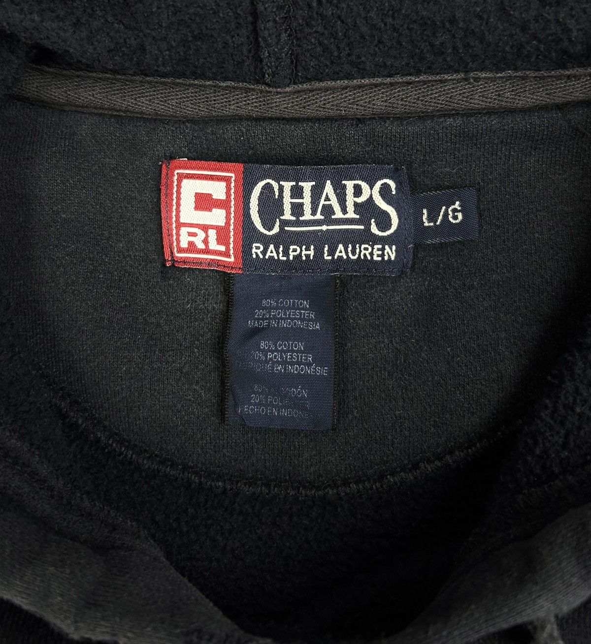 Chaps Ralph Lauren Vintage Ralph Lauren Chaps Rare Baggy Hoodie Y2k Size US L / EU 52-54 / 3 - 11 Thumbnail