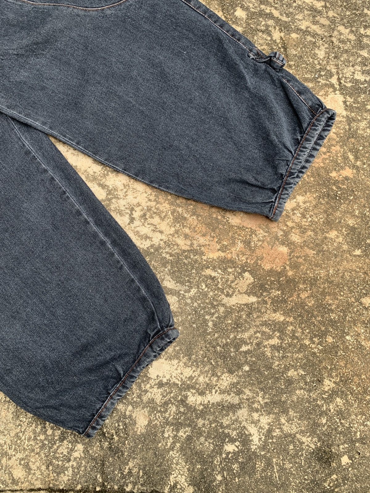 Japanese Brand y2k Du Qin Butterfly Embroidery Jeans Baggy Balloon Pants Size US 33 - 4 Thumbnail