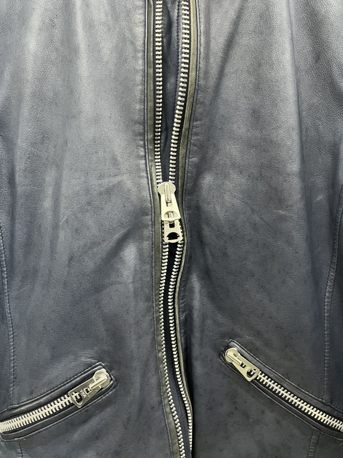 KMRii Nano Universe Archive Goat Leather Biker Jacket Punk Size US M / EU 48-50 / 2 - 7 Thumbnail