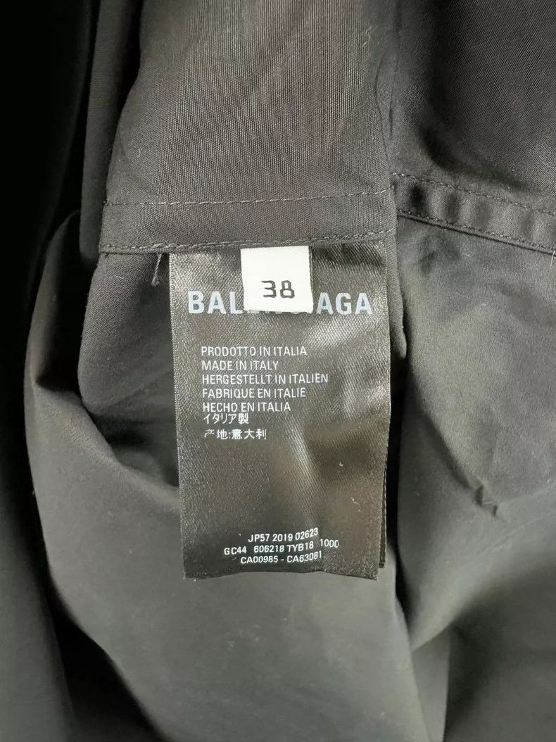 Balenciaga Balenciaga size 38 Eco-Friendly Printed Logo Long Sleeve S Size S / US 4 / IT 40 - 4 Thumbnail
