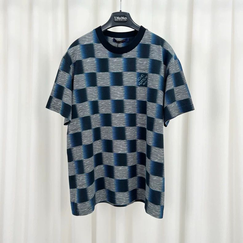 Louis Vuitton Louis Vuitton Black-and-blue checkerboard alphabet short s Size US M / EU 48-50 / 2 - 1 Thumbnail